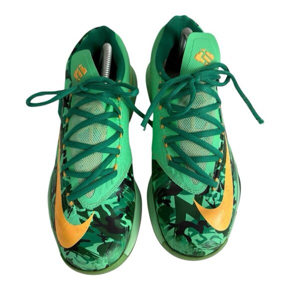 Nike KD VI Easter Basketball Shoes Men’s Sz 9 Green Orange 599424-303 NO INSOLES main image 8